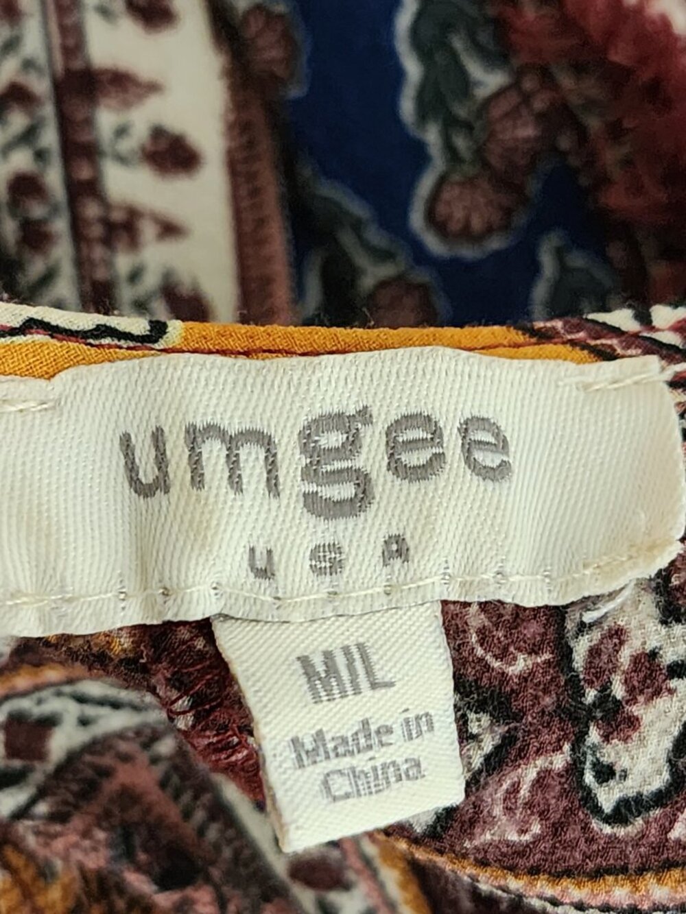 Umgee Colorful Patchwork Open Front Batwing Cardigan - Picture 5 of 6